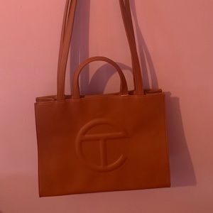 TELFAR Medium Tan Shopping Bag! AUTHENTIC.
